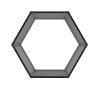 Tüzifatároló G21 HEX 53 - 92 x 60 cm, antracit