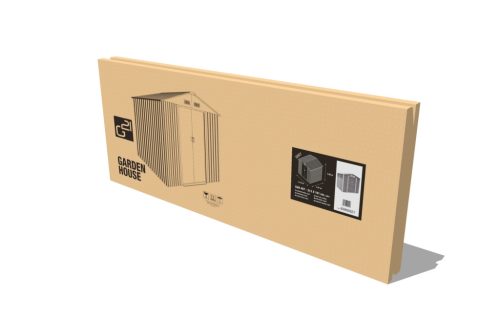 Kerti tároló ház kb. 2 X 2,5 méter alapterület, fém, zöld, GAH529 G21 63900537