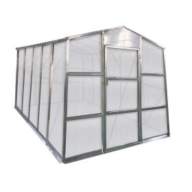 Üvegház G21 GZ 59 - 251 x 311 cm, galvanizált, alapzattal