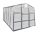 Üvegház G21 GZ 59 - 251 x 311 cm, galvanizált, alapzattal