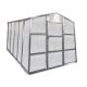 Üvegház G21 GZ 59 - 251 x 311 cm, galvanizált, alapzattal