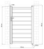 G21 Reno kiskapu 100x158 cm jobb, antracit