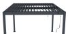 Bioklimatikus pergola G21 Austin 3×3 m, antracit színű alumínium