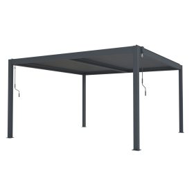   Bioklimatikus pergola G21 Austin 4x4 m, antracit színű alumínium