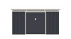 G21 GRAH 483 kerti tároló - 340 x 142 cm, antracit