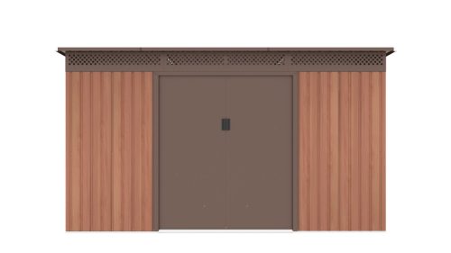 G21 GRAH 915 kerti tároló - 340 x 269 cm, barna