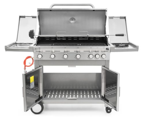 G21 MEXICO BBQ Premium line gázgrill, 7 égőfej + nyomáscsökkentő