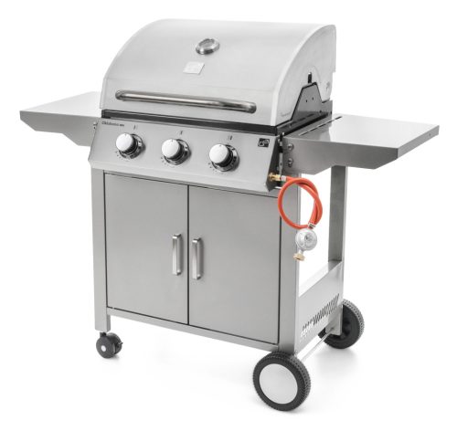 G21 OKLAHOMA BBQ Premium line gázgrill, 3 égőfej + ajándék nyomáscsökkentő