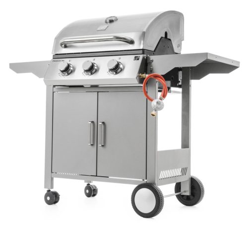 G21 OKLAHOMA BBQ Premium line gázgrill, 3 égőfej + ajándék nyomáscsökkentő