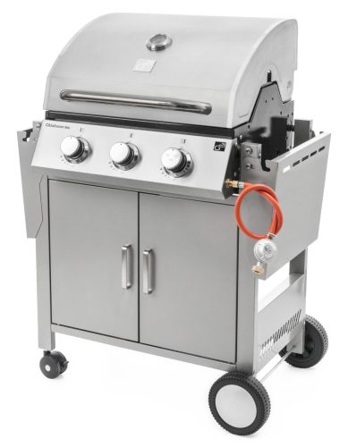 G21 OKLAHOMA BBQ Premium line gázgrill, 3 égőfej + ajándék nyomáscsökkentő
