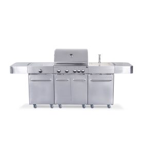   G21 ARIZONA BBQ Premium Line gázgrill, 6 égőfej + ajándék nyomáscsökkentő