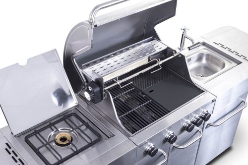 G21 ARIZONA BBQ Premium Line gázgrill, 6 égőfej + ajándék nyomáscsökkentő