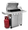 G21 ARGENTINA BBQ Premium Line gázgrill, 5 égőfej + ajándék nyomáscsökkentő