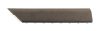 G21 Indiai teak átvezető profil a WPC burkolócsempékhez, 38,5 x 7,5 cm sarok (jobb)