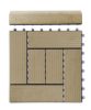 G21 Cumaru átvezető profil a WPC burkolócsempékhez, 30 x 7,5 cm egyenes