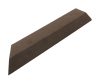 G21 Indiai teak átvezető profil a WPC burkolócsempékhez, 38,5 x 7,5 cm sarok (bal)