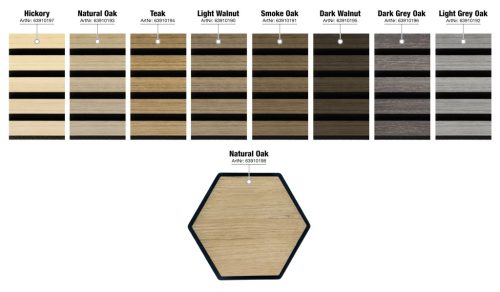 G21 akusztikus panel 270x60,5x2,1 cm, teak