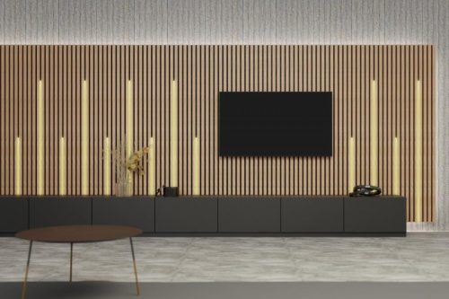 LED világítás G21 akusztikus panelekhez 150 cm, meleg sárga, 24V