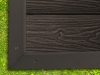 G21 élzáró Dark Wood 4,5 x 4,5 x 300 cm, WPC anyag