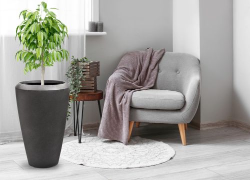 G21 Coal Oval virágcserép 55 x 55 x 86,3