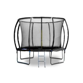   G21 SpaceJump trambulin védőhalóval, 305 cm, ajándék létrával, fekete színben