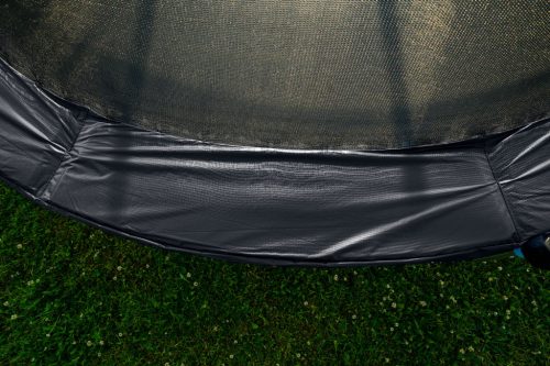 G21 SpaceJump trambulin védőhalóval, 366 cm, ajándék létrával, fekete színben
