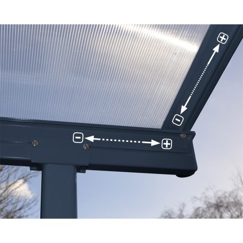 Palram - Canopia Sierra 4200 szürke 3 x 4,25
