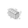 Palram - Canopia Skylight 6x10 barna