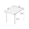 Palram - Canopia Sierra 3000 szürke 3 x 3