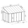 Palram - Canopia Torino 3 x 4,25