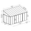 Palram - Canopia Torino 3 x 5,46