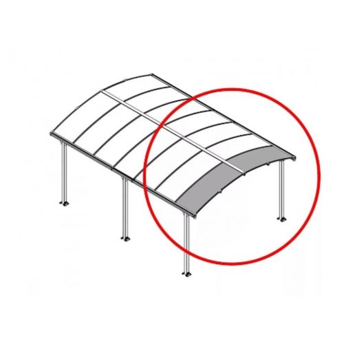 Palram - Canopia Bővítő elem Arcadia kocsibeállókhoz (70 cm)