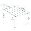 Palram - Canopia Capri 3000 szürke 3 x 3