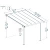 Palram - Canopia Capri 3000 szürke 3 x 3