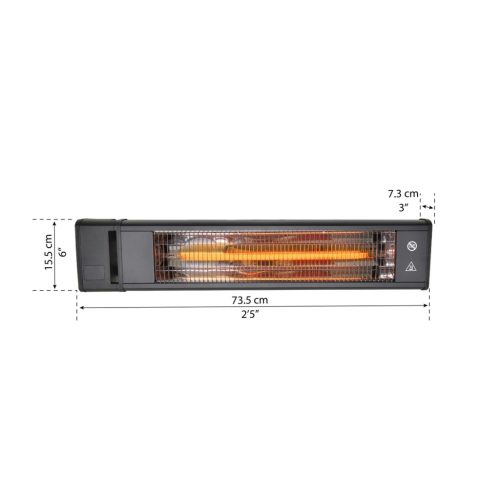 Palram - Canopia Infravörös fűtőtest, 1800 W