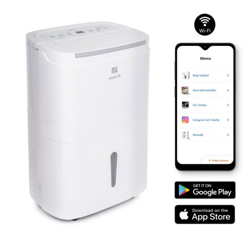 G21 Impact páramentesítő 30, kapacitása 30l / 24h, WiFi