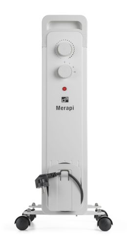 G21 Merapi olajradiátor fehér, 9 elem, 2000 W