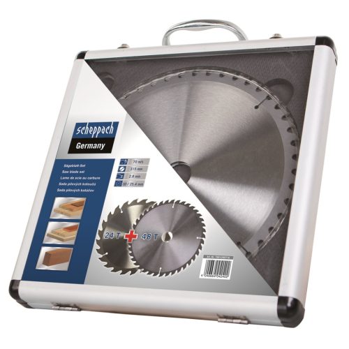 Scheppach Fűrészlap szett- 2 darabos 315 mm-es 7901200716