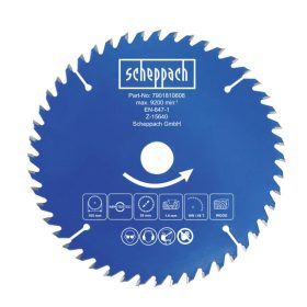 Scheppach Körfűrészlap átm. 165/20, 48 fog