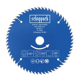 Scheppach Körfűrészlap átm. 165/20, 60 fog