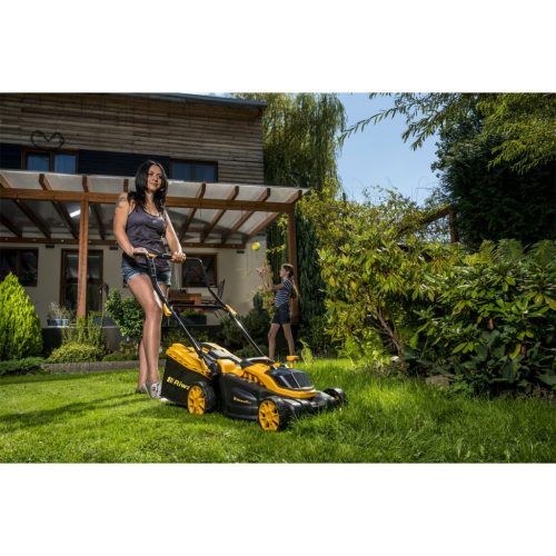 Riwall PRO RALM 3820 - akkus fűnyíró 20V s szénkefe nélküli motorral (akku és töltő nélkül)