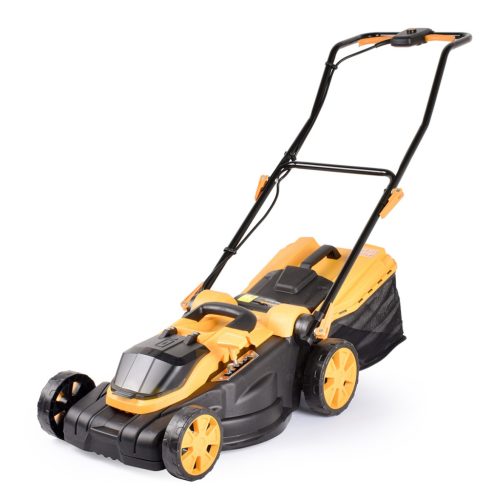 Riwall PRO RALM 3820 set - akkus fűnyíró 20V s szénkefe nélküli motorral (2 db 4Ah akkuval és töltővel)