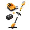 Riwall PRO RALT 3040 set - akkus szegélyvágó 40V (akkuval és töltővel)