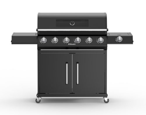RGG 61 EXL Riwall prémium gázüzemű grillsütő 24 kW, 6+1 gázégővel