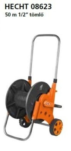 hecht tömlőkocsi 1/2" 50m (tömlő nélkül) kert és hobbi HECHT08623