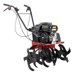   BENZINMOTOROS KAPÁLÓGÉP 208CCM, 4,5 LE MUNKASZ.:32/50/84 FORDITHATÓ FOGANTYÚ B&S