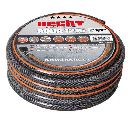 hecht locsolótömlő 1/2" 15m kert és hobbi HECHTAQUA1215