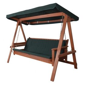  HECHT BAHARULUX Hintapad, 3 személyes, 300kg-ig terhelhető, párnával, ággyá nyitható