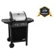 HECHT FIRE 2 gázgrill – 2 égőfejes kerti grill beépített hőmérővel