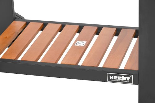 HECHT FIREWOOD 3 gázos kerti grill, 3 égőfejes, fa polcos